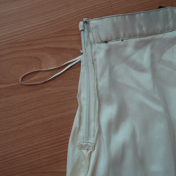 NWT NAF NAF Ecru Mesh Tulle Skirt โ Size EU 36 / S - Picture 4 of 8